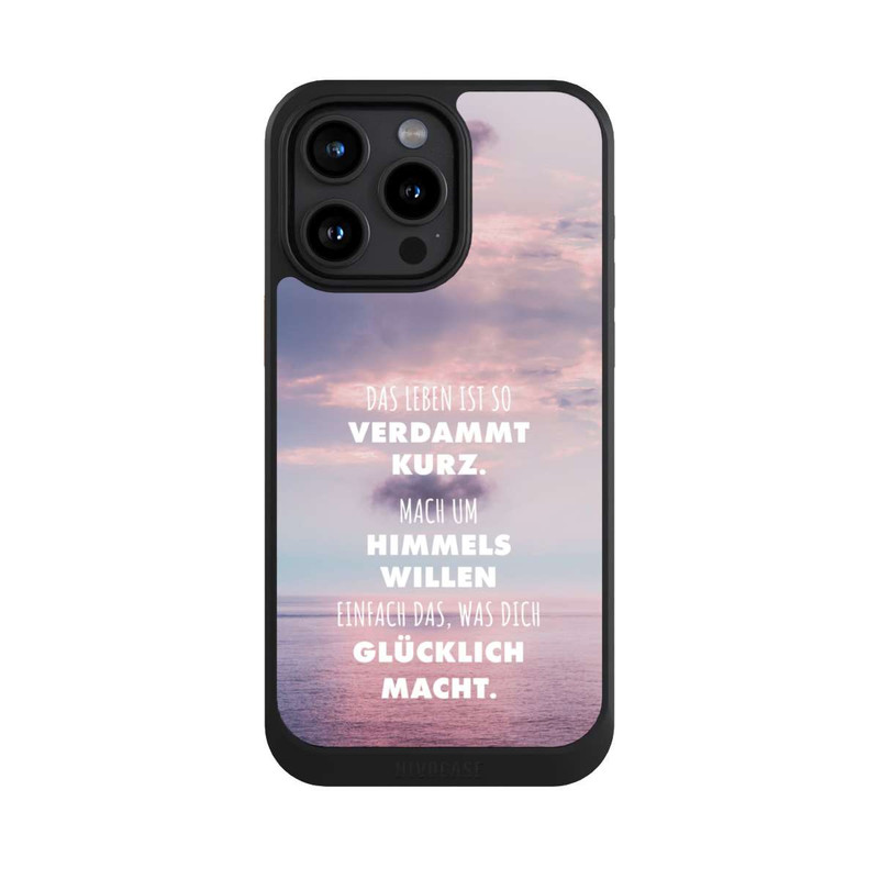 iPhone 15 Pro Max NIVOcore Das Leben Ist So Verdammt Kurz
