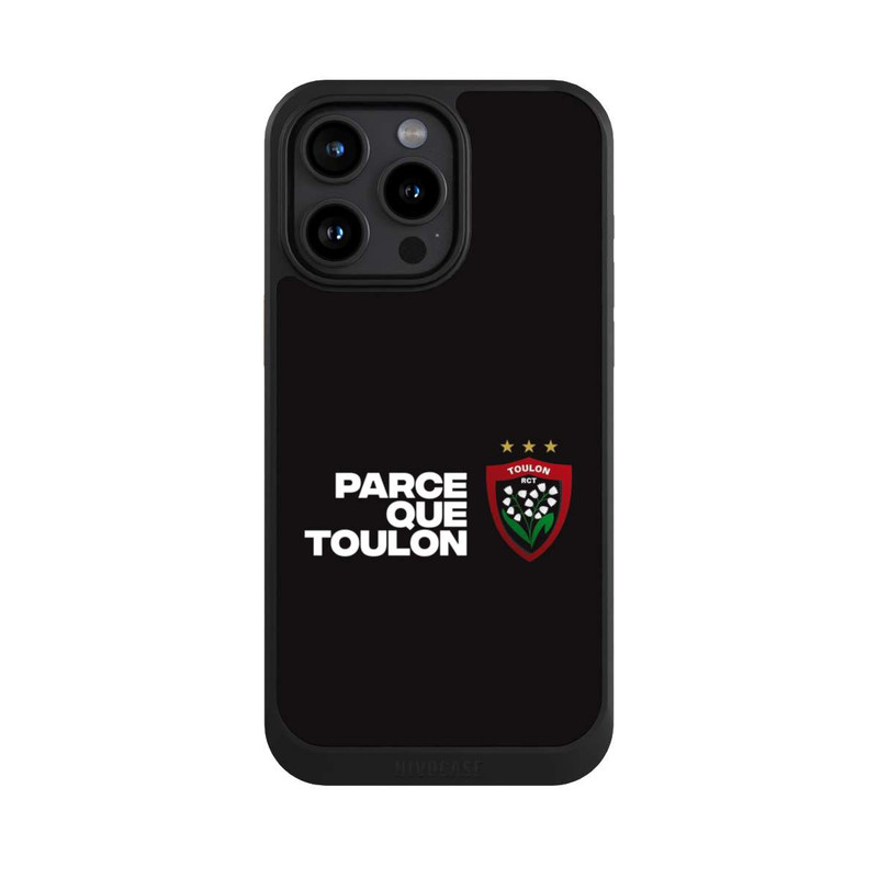 iPhone 15 Pro Max NIVOcore RC Toulonnais PQT Noir