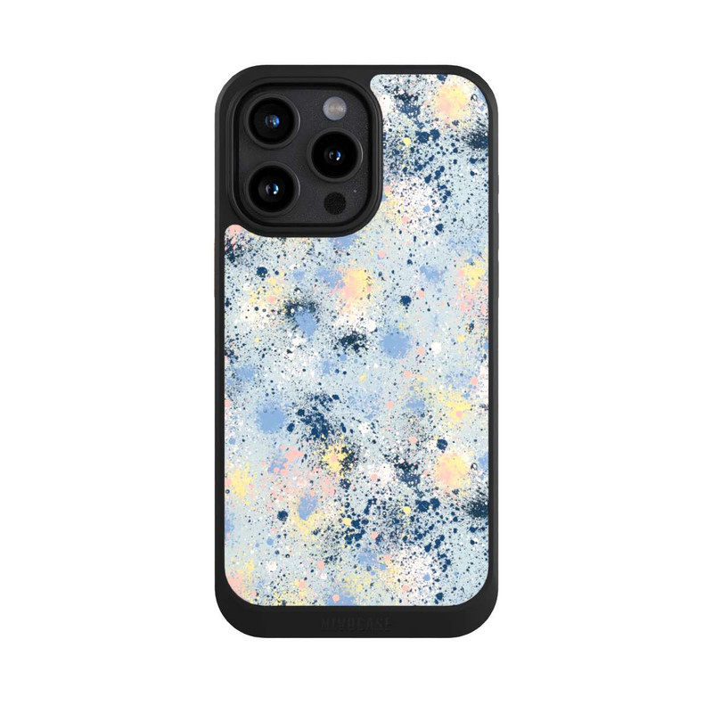 iPhone 15 Pro Max NIVOcore Ink Dripping Dust Texture Blue
