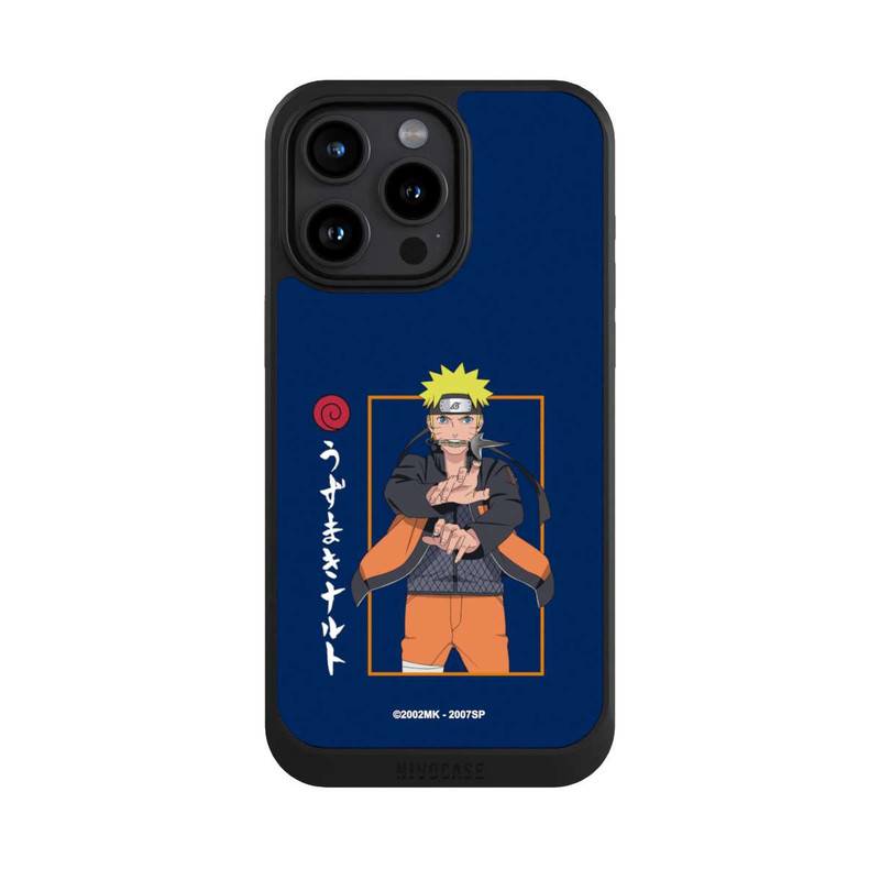 iPhone 15 Pro Max NIVOcore Naruto Kampfposition Blau