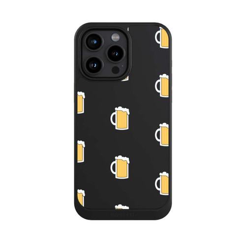 Apple iPhone 15 Pro Max NIVOcore Beer Glass Pattern Illustration