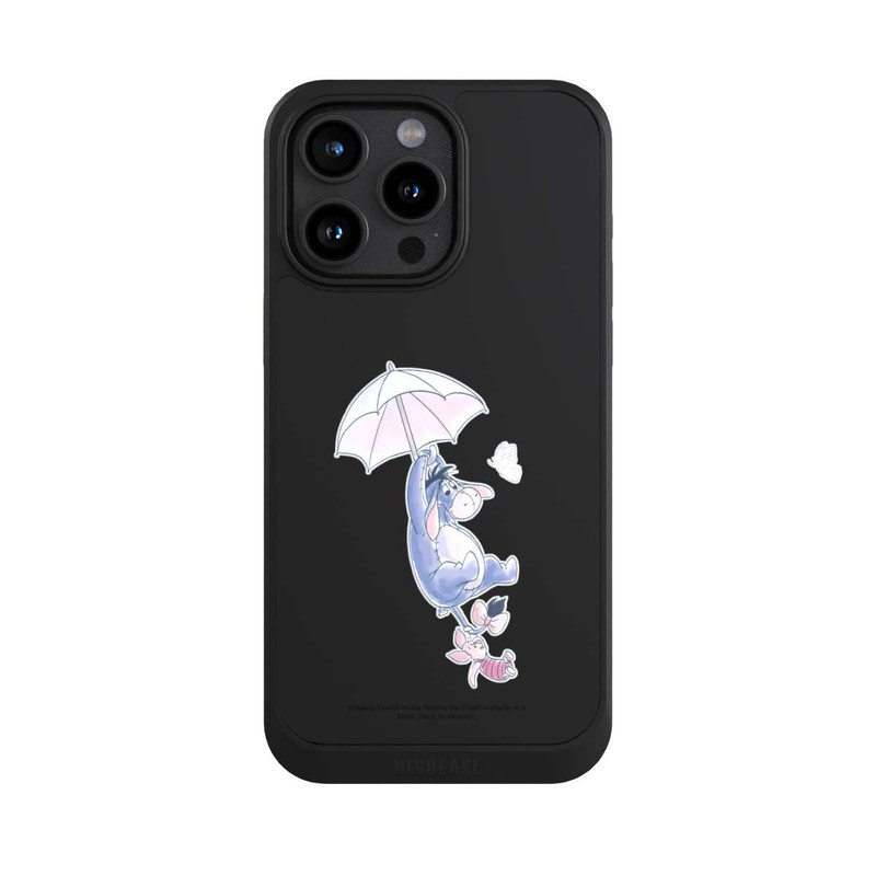 iPhone 15 Pro Max NIVOcore Winnie Pooh Eeyeore Find Happiness Transparent