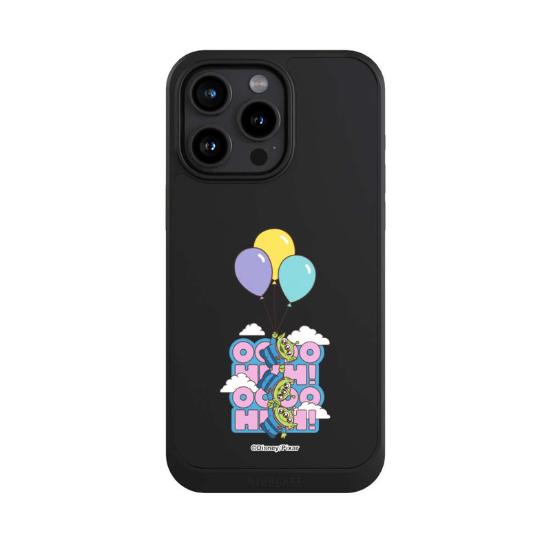 iPhone 15 Pro Max NIVOcore Toy Story Aliens Balloons OOOOHHH Transparent