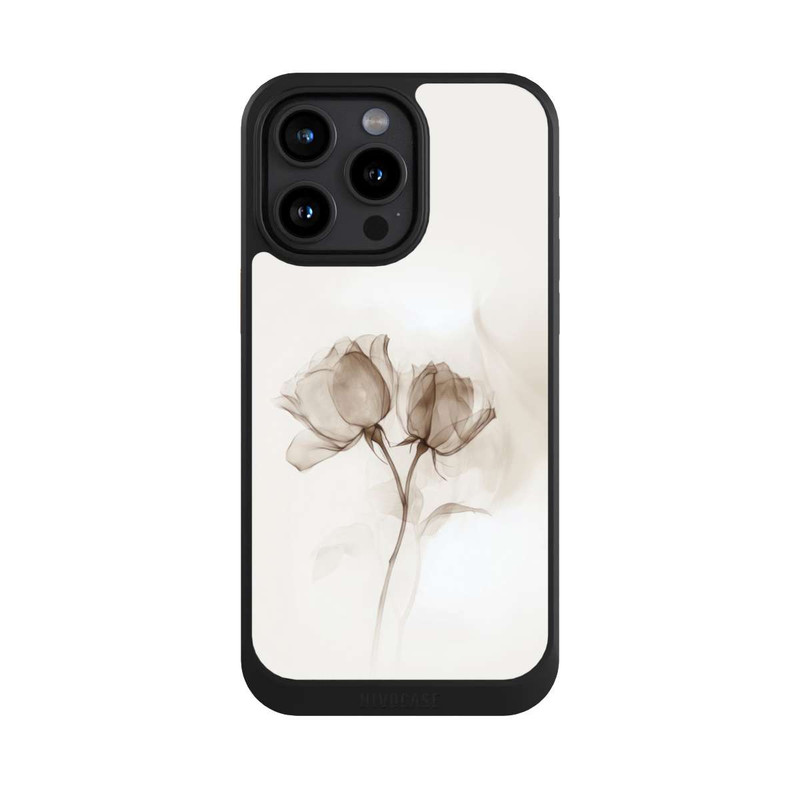 iPhone 15 Pro Max NIVOcore Braune Rose Blume Nebel