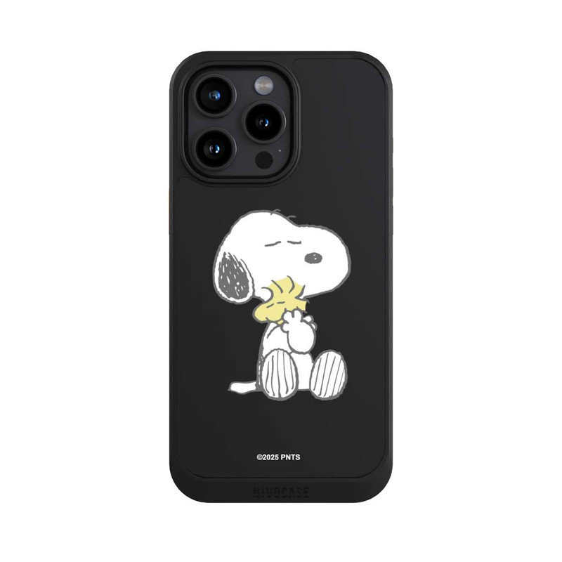 iPhone 15 Pro Max NIVOcore Snoopy And Woodstock Cuddling transparent