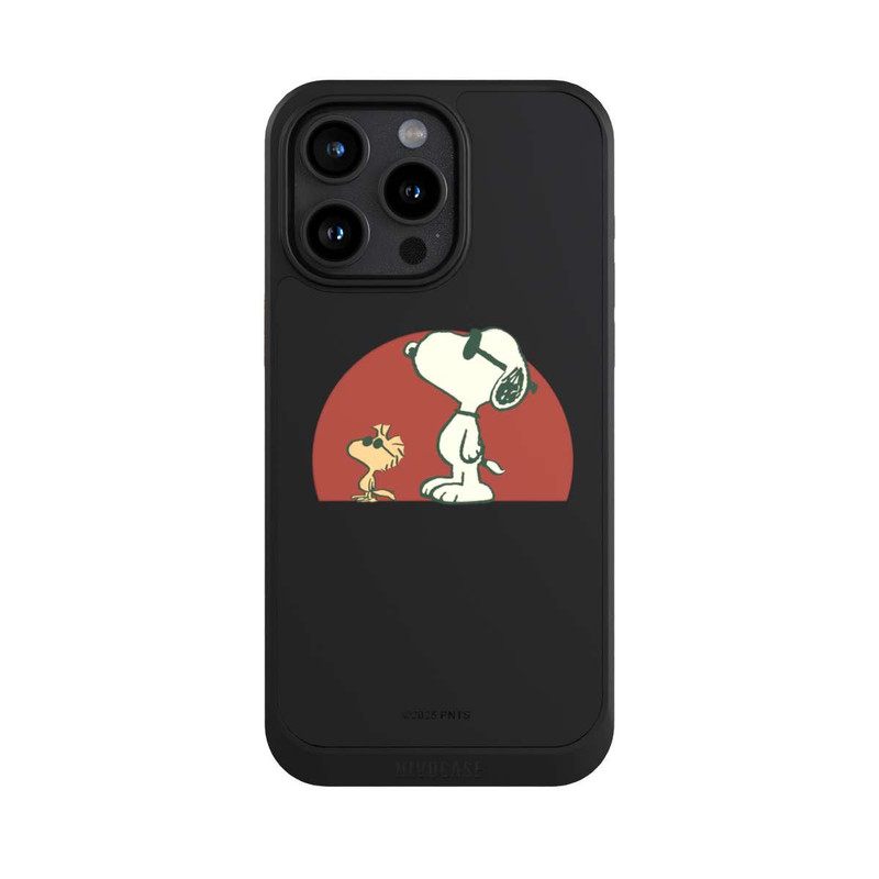 iPhone 15 Pro Max NIVOcore Snoopy Woodstock Far Out transparent