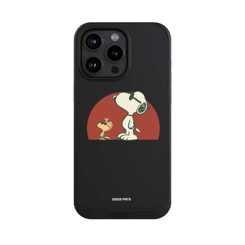 iPhone 15 Pro Max NIVOcore Snoopy Woodstock Far Out transparent