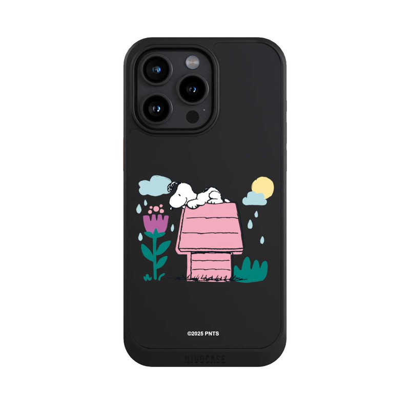 iPhone 15 Pro Max NIVOcore Snoopy Hundehütte Frühling transparent