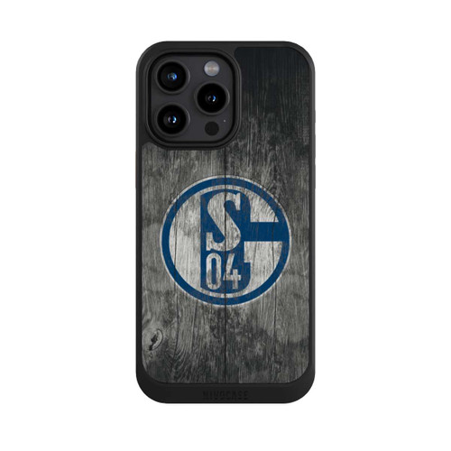 Apple iPhone 15 Pro Max NIVOcore Schalke 04 Holz Look