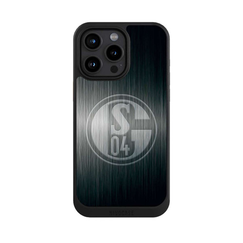 Apple iPhone 15 Pro Max NIVOcore Schalke 04 Metall Look