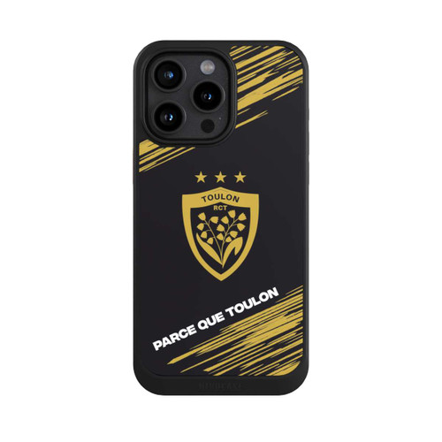 Apple iPhone 15 Pro Max NIVOcore RCT Logo Monochrome Doré