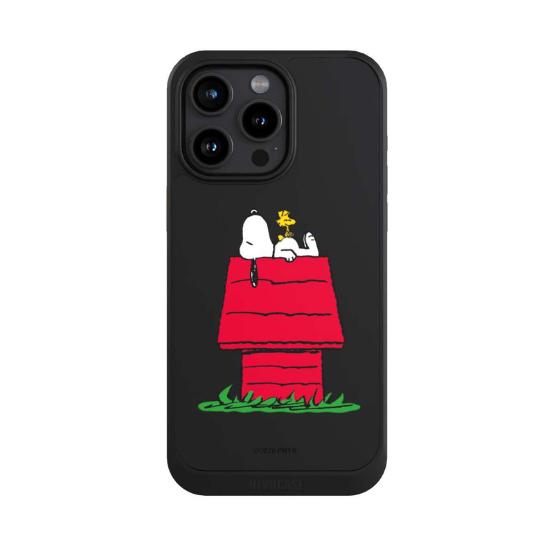 iPhone 15 Pro Max NIVOcore Snoopy and Woodstock Classic transparent