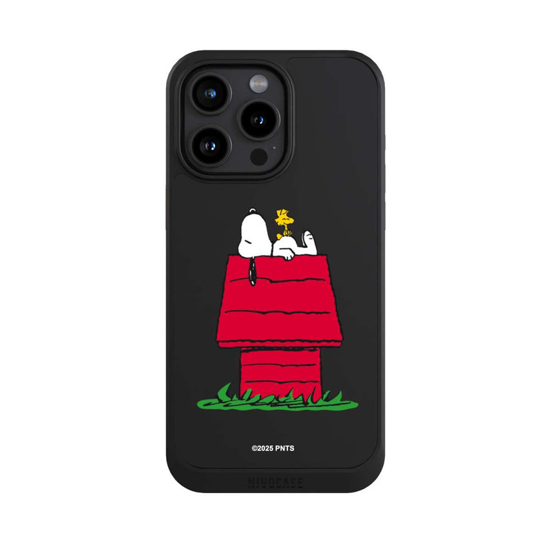 iPhone 15 Pro Max NIVOcore Snoopy and Woodstock Classic transparent