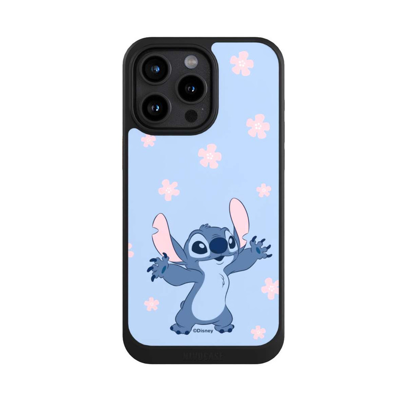 iPhone 15 Pro Max NIVOcore Stitch Pastel Flowers Blue