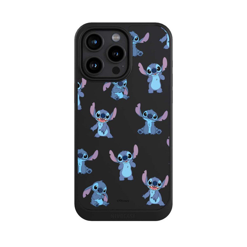 iPhone 15 Pro Max NIVOcore Stitch Faces Pattern Transparent