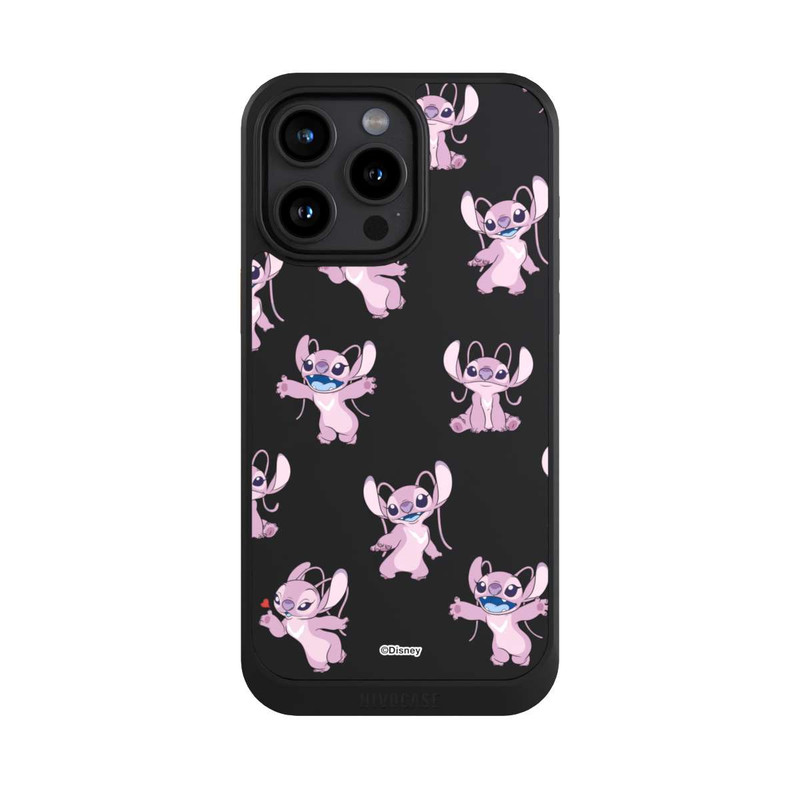 iPhone 15 Pro Max NIVOcore Angel Faces Pattern Transparent