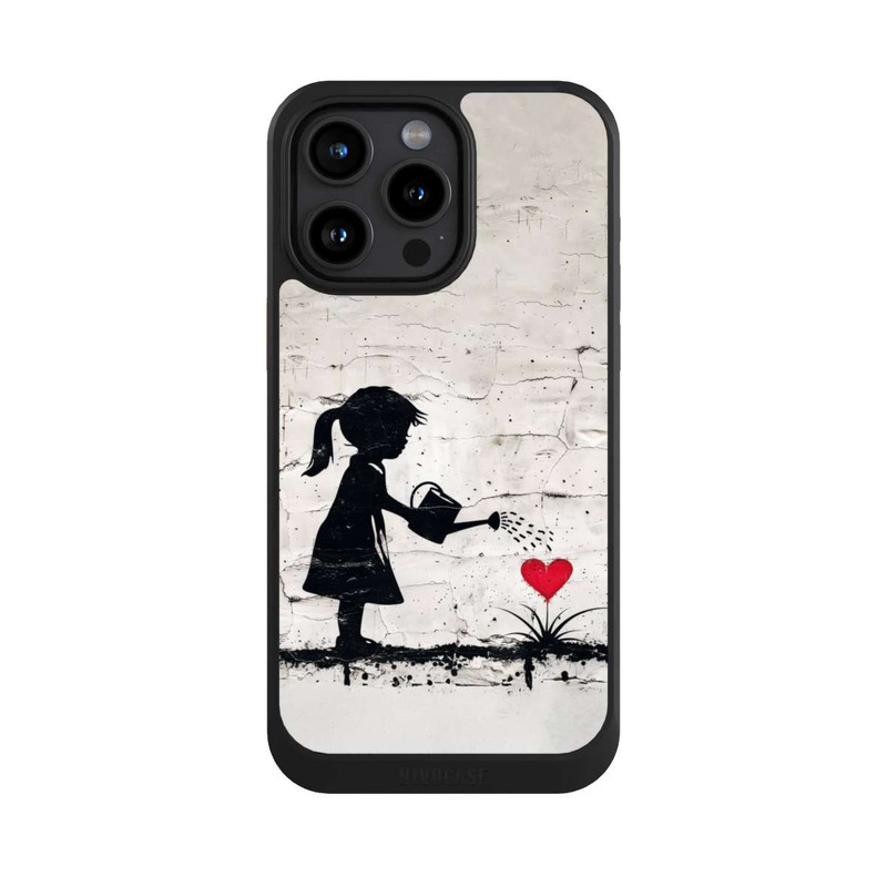 iPhone 15 Pro Max NIVOcore Girl Watering Bunch of Flowers 