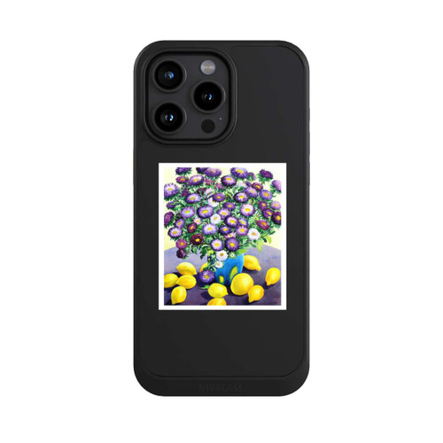 Apple iPhone 15 Pro Max NIVOcore Purple Asters and Lemons by Christopher Ryland