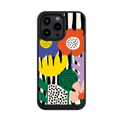 Apple iPhone 15 Pro Max NIVOcore Flowers Striped Background
