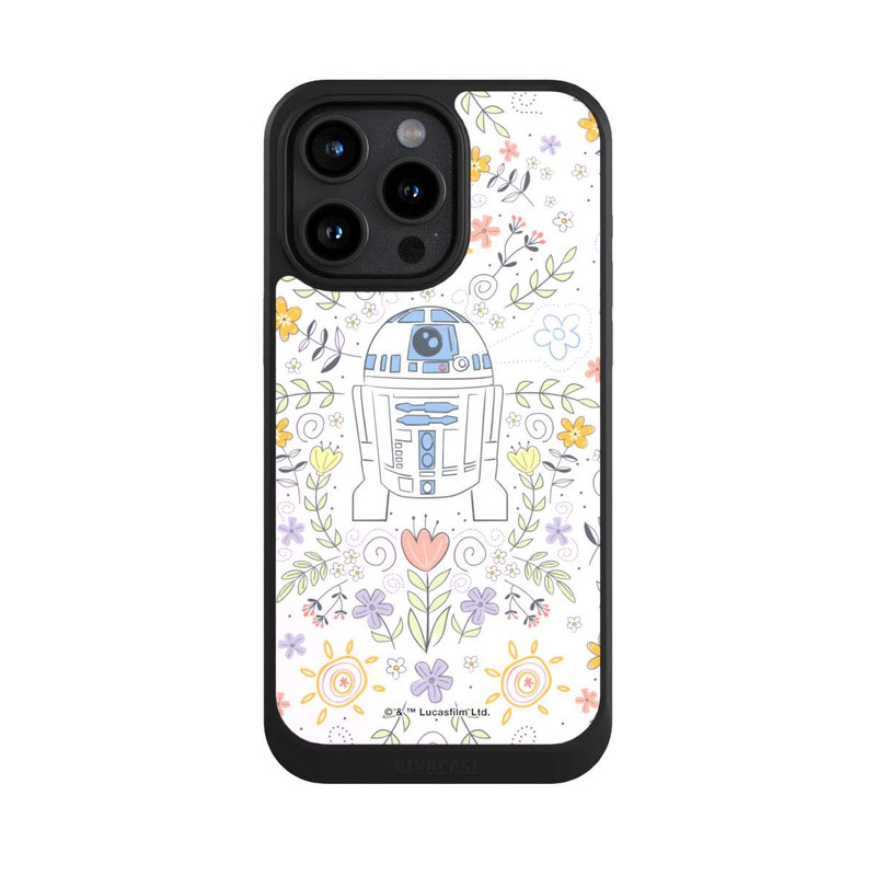 iPhone 15 Pro Max NIVOcore R2D2 Blumen Muster