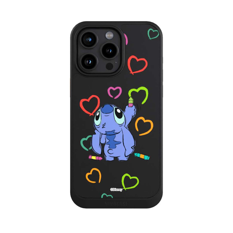 iPhone 15 Pro Max NIVOcore Stitch Draws a Heart Transparent