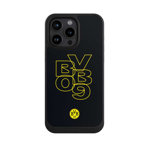 Apple iPhone 15 Pro Max NIVOcore BVB09 Gelb Schwarz