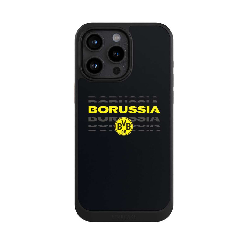 iPhone 15 Pro Max NIVOcore Borrussia Yellow Black
