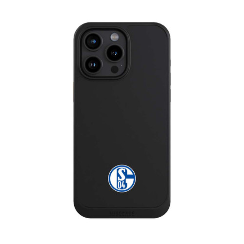 Apple iPhone 15 Pro Max NIVOcore FC Schalke 04 Logo Klein Transparent