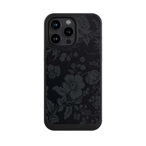 Apple iPhone 15 Pro Max NIVOcore Dunkle Blumen Vintageoptik