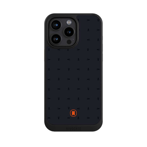 Apple iPhone 15 Pro Max NIVOcore Nivocase Pattern Dark Grey