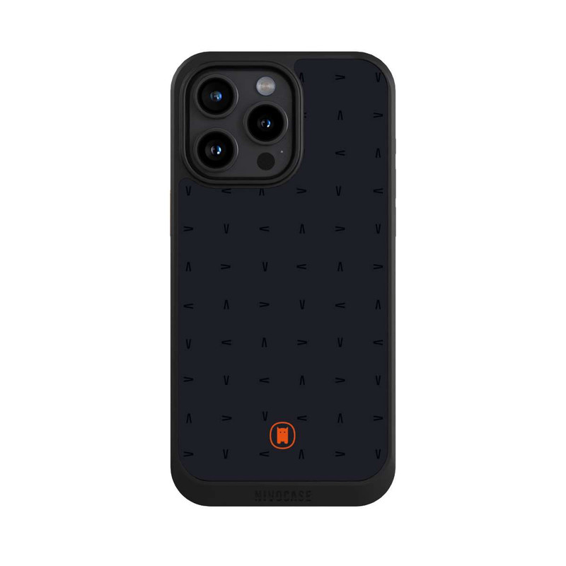 iPhone 15 Pro Max NIVOcore Nivocase Pattern Dark Grey
