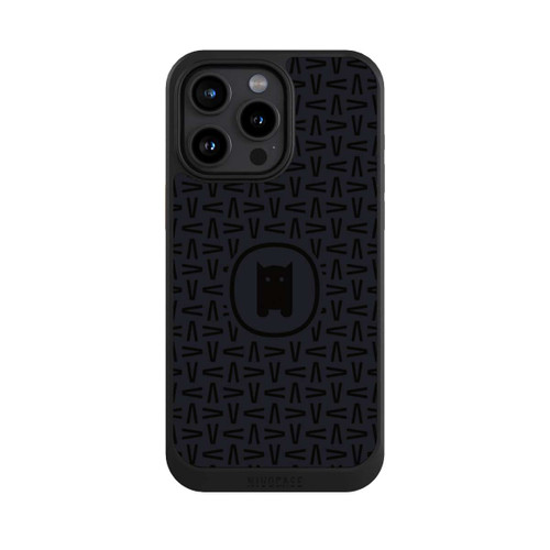 Apple iPhone 15 Pro Max NIVOcore Nivocase Muster Schwarz Grau