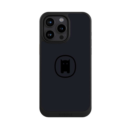 Apple iPhone 15 Pro Max NIVOcore Nivocase Logo Large Black Gray