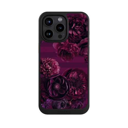 Apple iPhone 15 Pro Max NIVOcore Majestic Baroque Blossom Dream Burgundy Pink mit KI