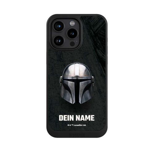 Apple iPhone 15 Pro Max NIVOcore Star Wars Mandalorian Black Helmet customisable