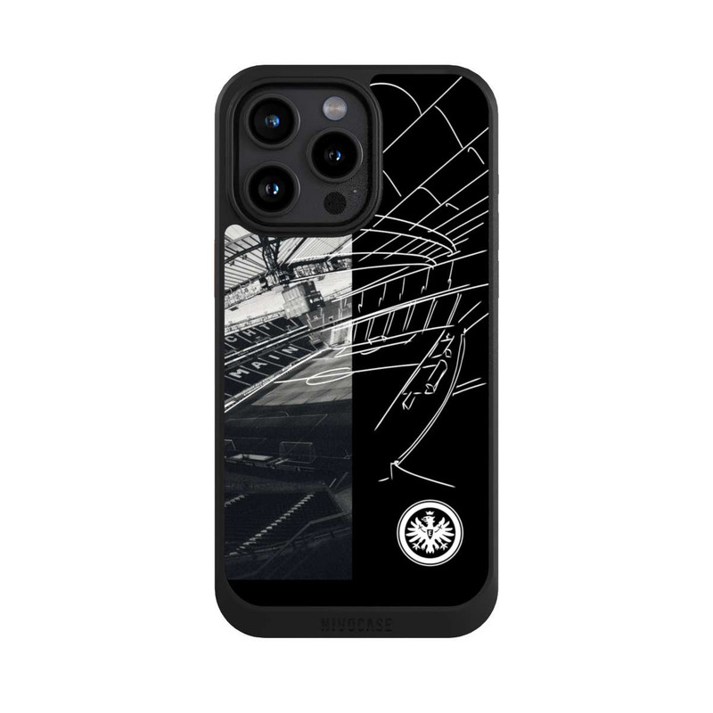 iPhone 15 Pro Max NIVOcore Eintracht Frankfurt Stadion Fotoskizze