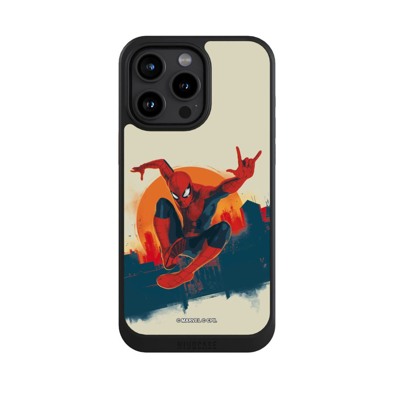 iPhone 15 Pro Max NIVOcore Spider-Man Hero Force beige