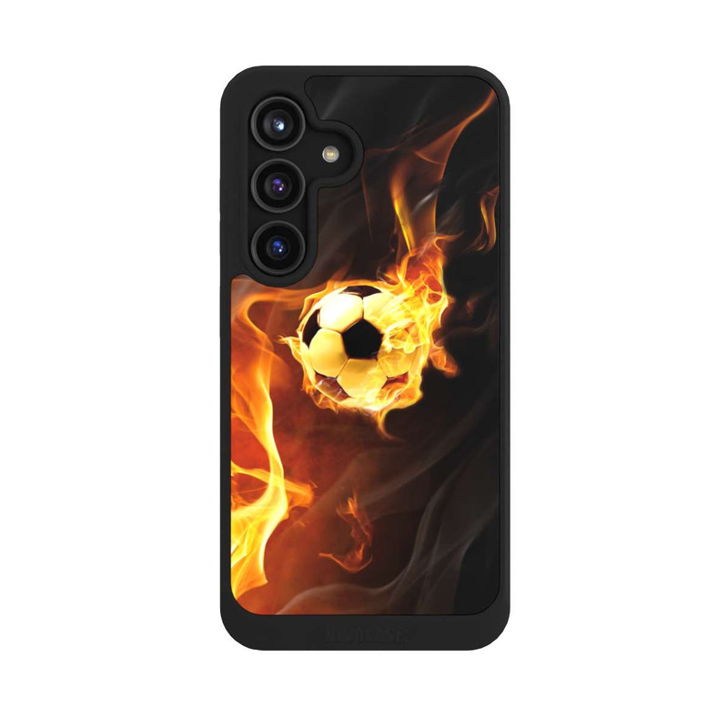 Galaxy S24 NIVOcore Fußball in Flammen