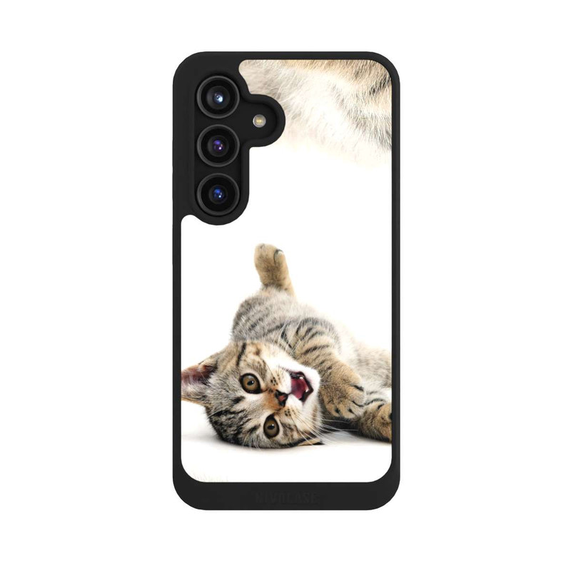 Galaxy S24 NIVOcore Sich wälzende Katze