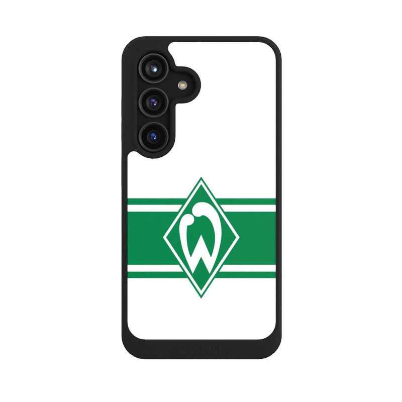 Galaxy S24 NIVOcore Werder Stripes White