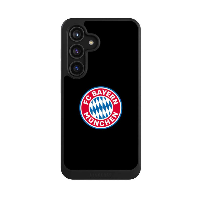 Galaxy S24 NIVOcore Logo FCB sur fond noir