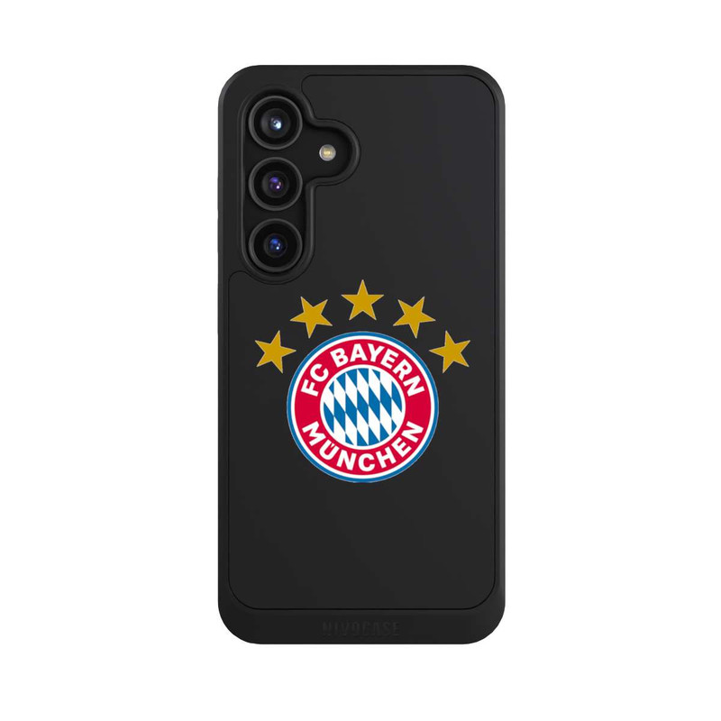 Galaxy S24 NIVOcore FCB Logo mit Sterne - ohne Hintergrund