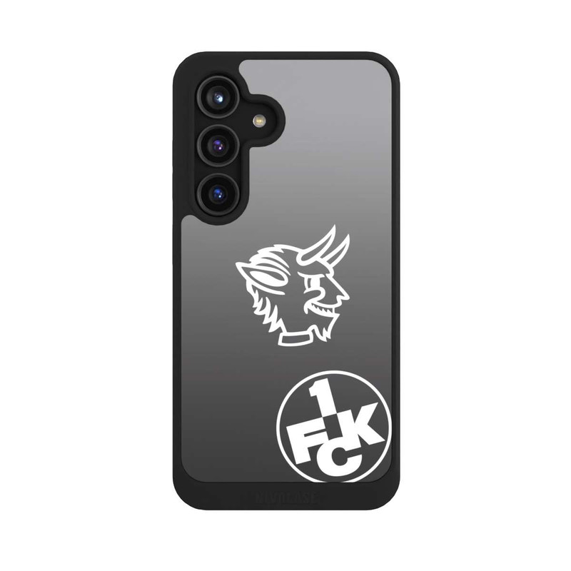 Galaxy S24 NIVOcore Teufelskopf FCK auf Schwarz