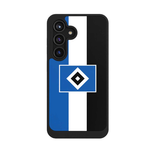 Samsung Galaxy S24 NIVOcore HSV Streifen - Blau-Weiß-Schwarz