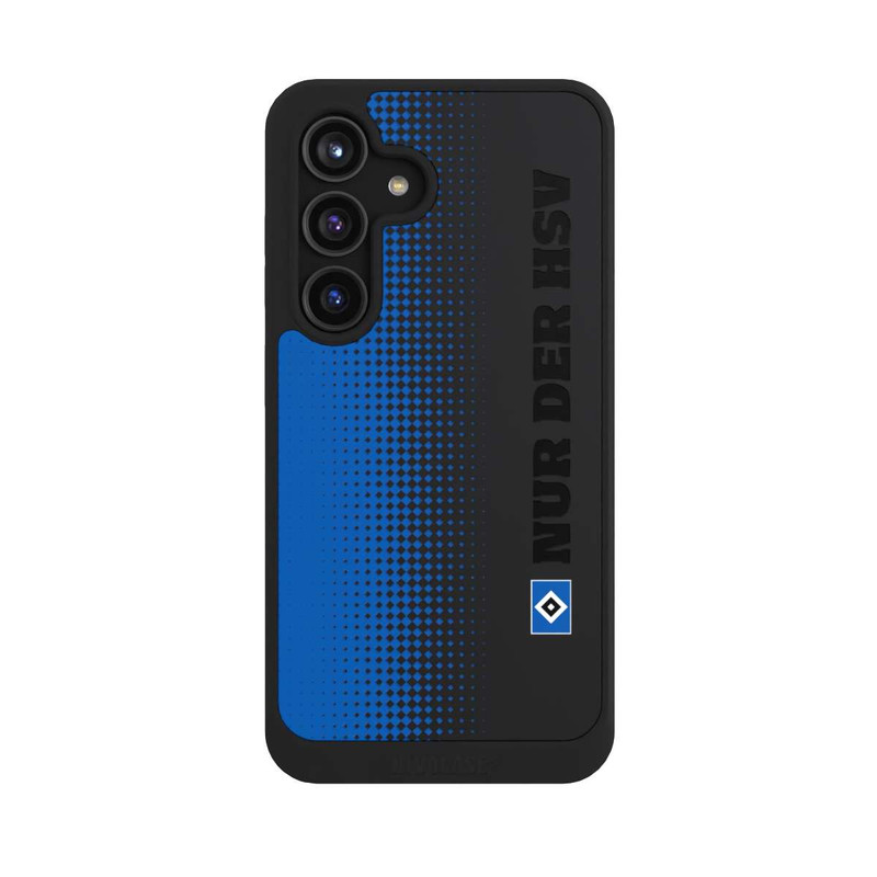 Galaxy S24 NIVOcore Nur der HSV - Trame losange bleue - sans fond