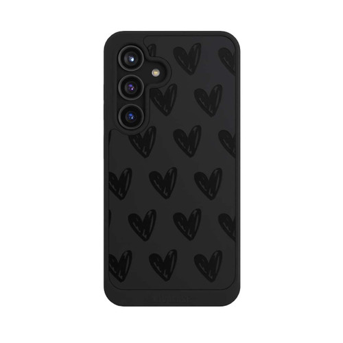 Samsung Galaxy S24 NIVOcore Herzen Schwarz ohne Hintergrund