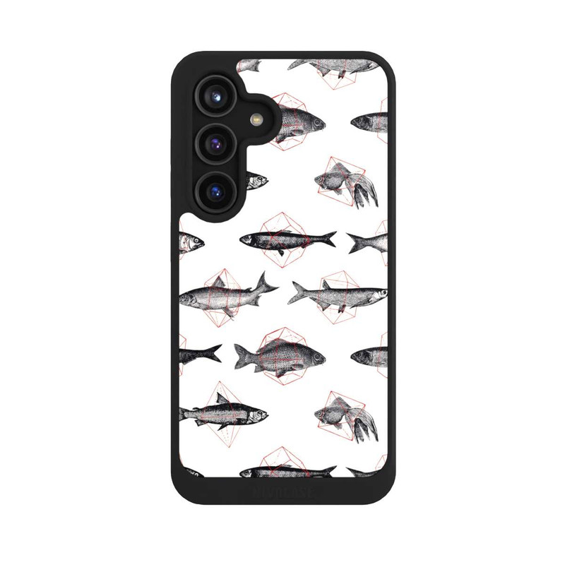 Galaxy S24 NIVOcore Fische in Geometrie