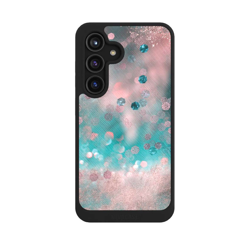 Galaxy S24 NIVOcore Türkis-glamouröser Glitzerlook
