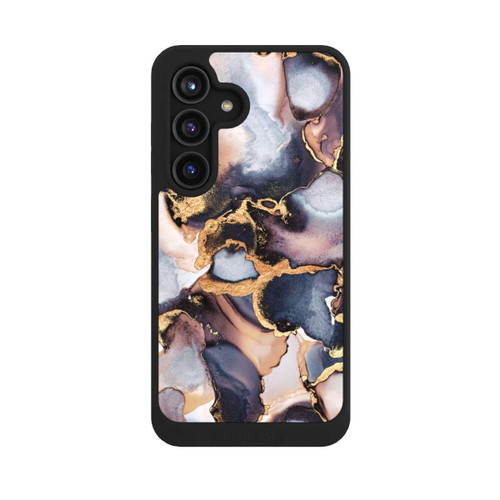 Samsung Galaxy S24 NIVOcore Verträumte Tinte Grau-Golddruck