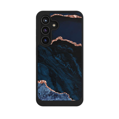 Samsung Galaxy S24 NIVOcore Nacht Blau Marmor Landschaft